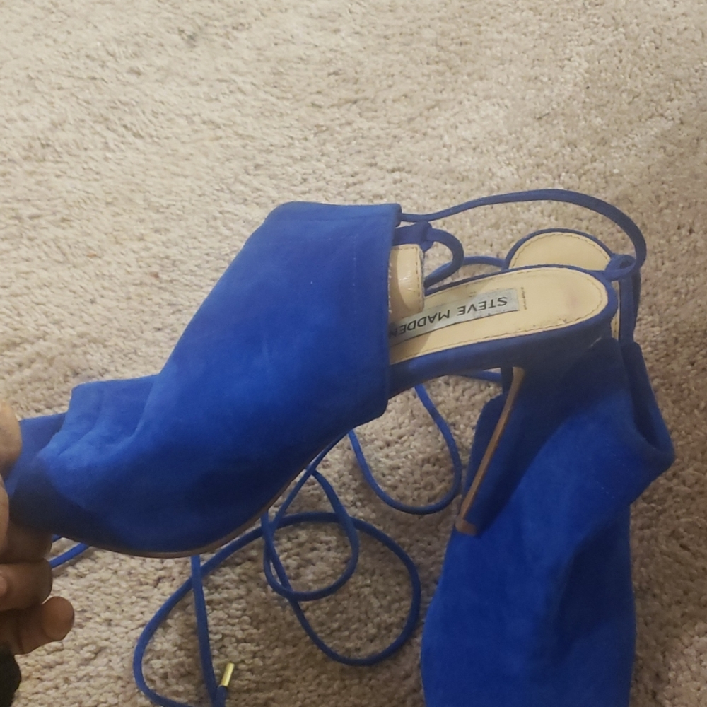 Blue Steve madden heels
